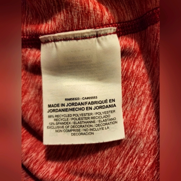 Nike Womens Seamless Dri-Fit Strappy Coral Gym Workout Tank- size Large- NWOT ❤️ - Picture 4 of 5